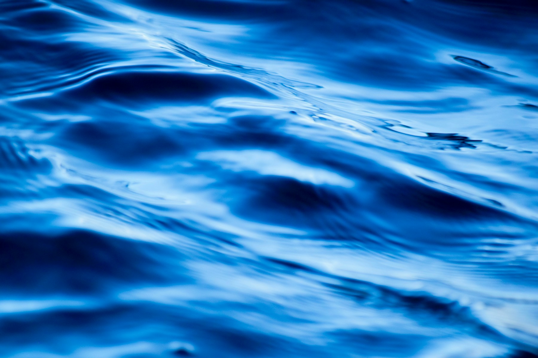 Calm marine system detail with water texture and abstract recovery lines.